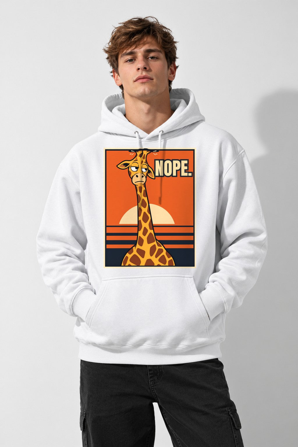 Nope Giraffe - White