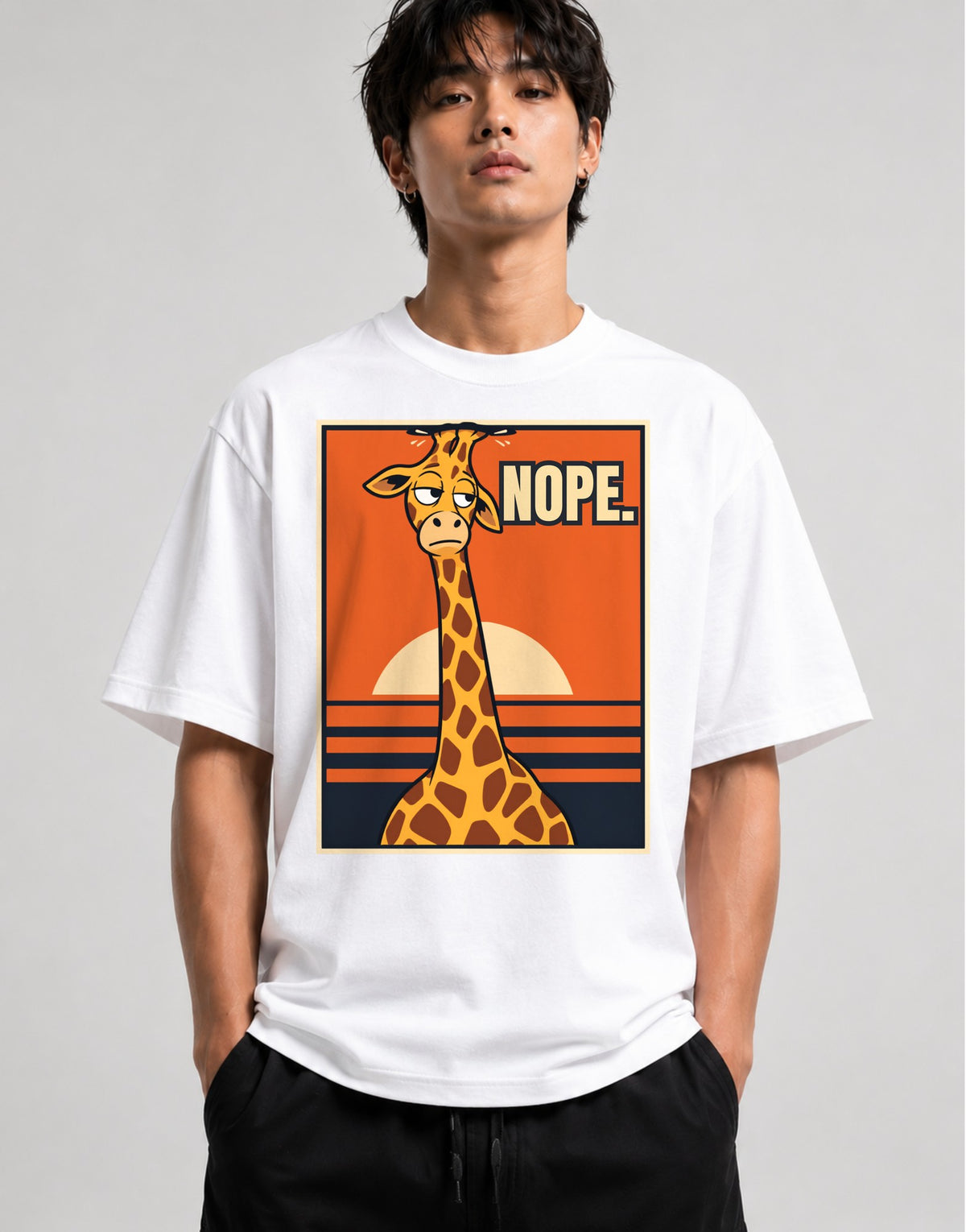 Nope Giraffe - White