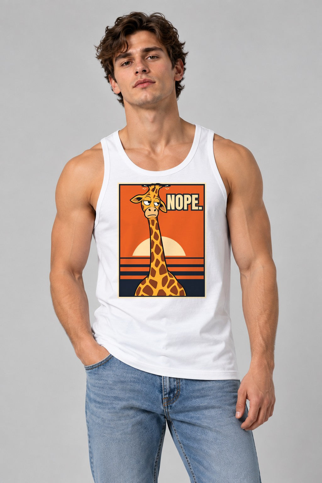 Nope Giraffe - White