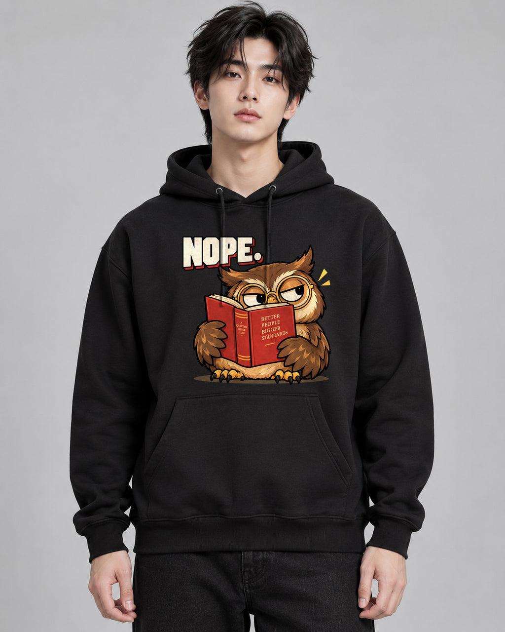Nope Owl - Black