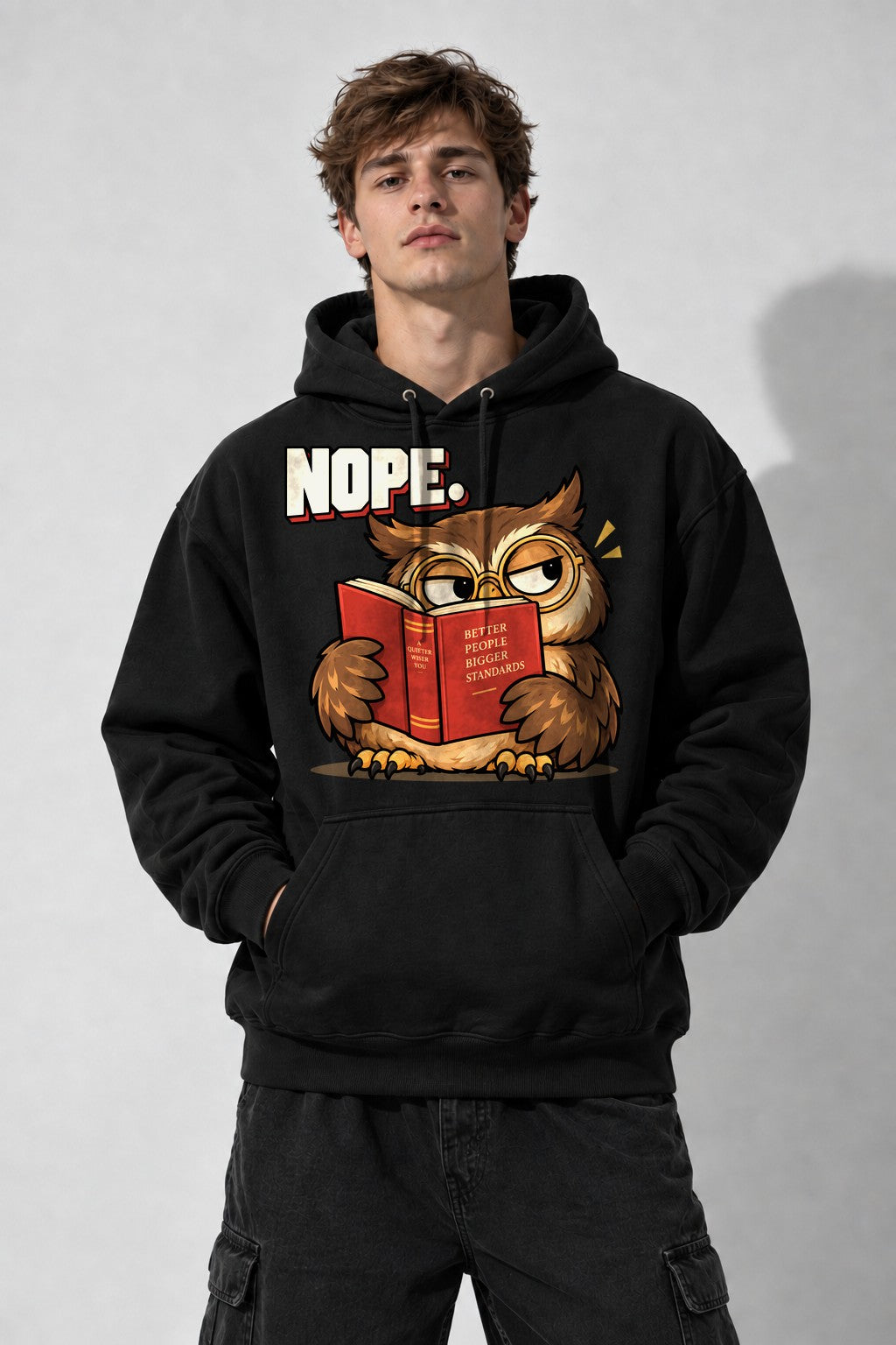 Nope Owl - Black
