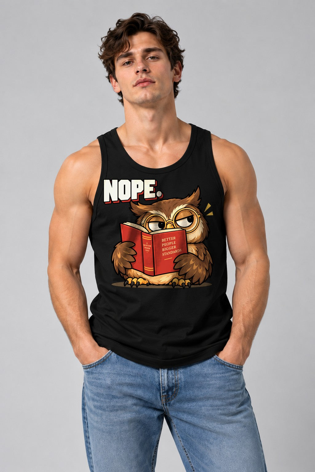 Nope Owl - Black