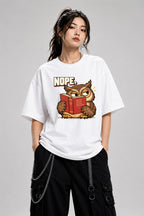 Nope Owl - White