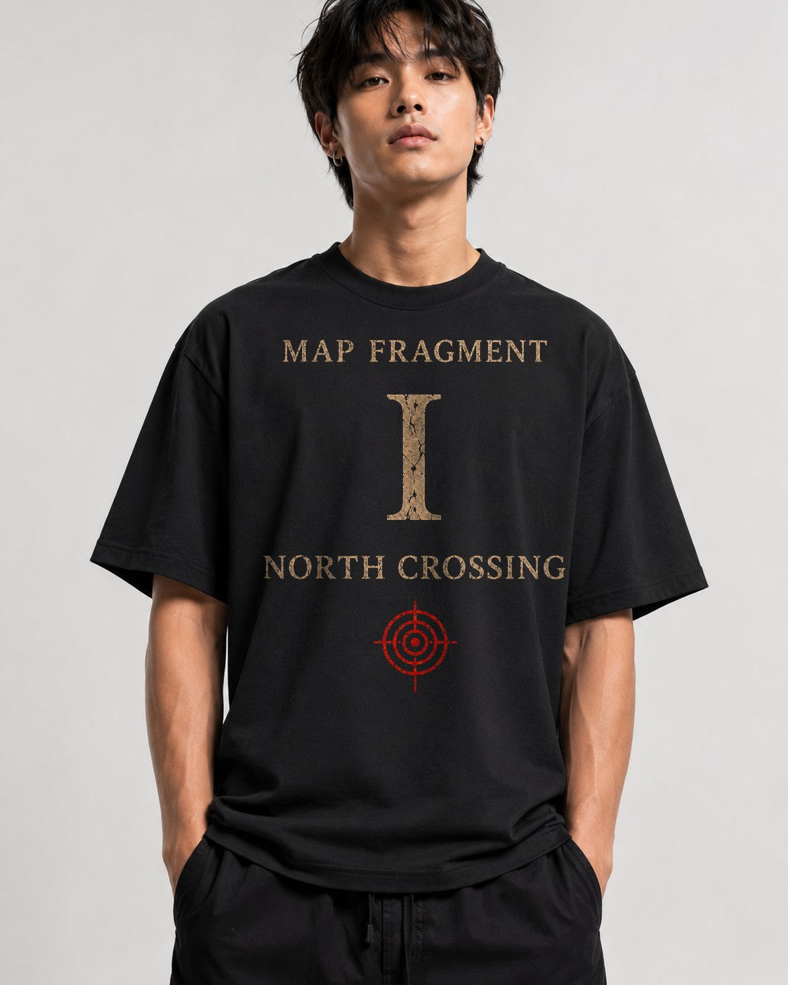 North Crossing Map - Black