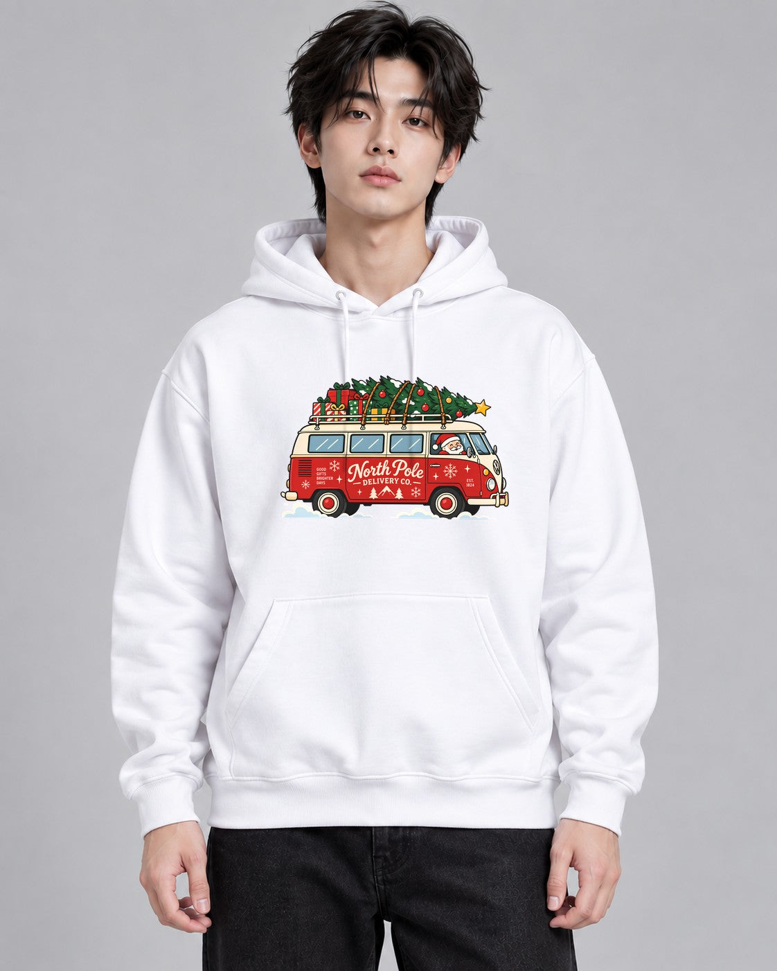 North Pole Delivery Co - White