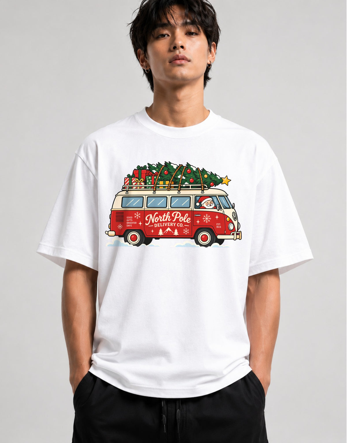 North Pole Delivery Co - White