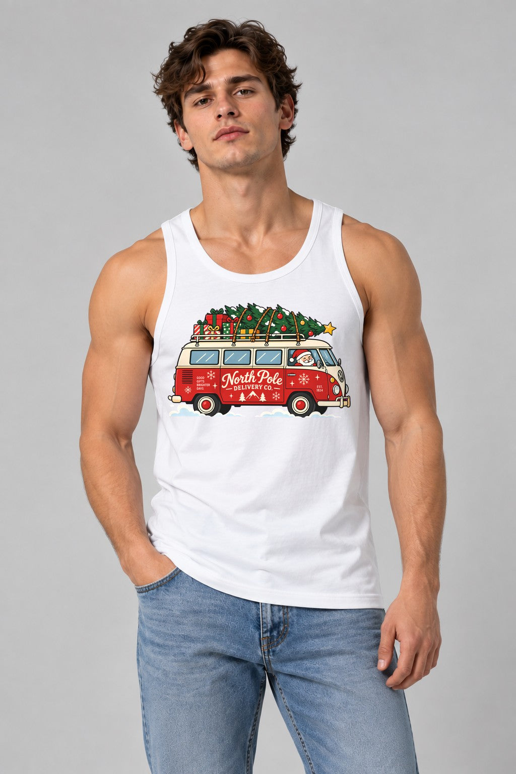 North Pole Delivery Co - White