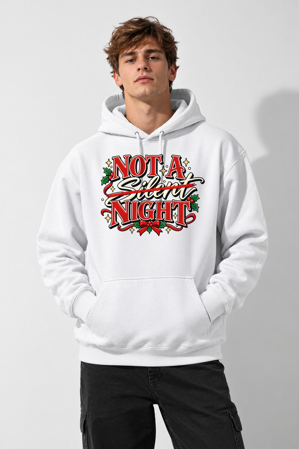 Not A Silent Night - White