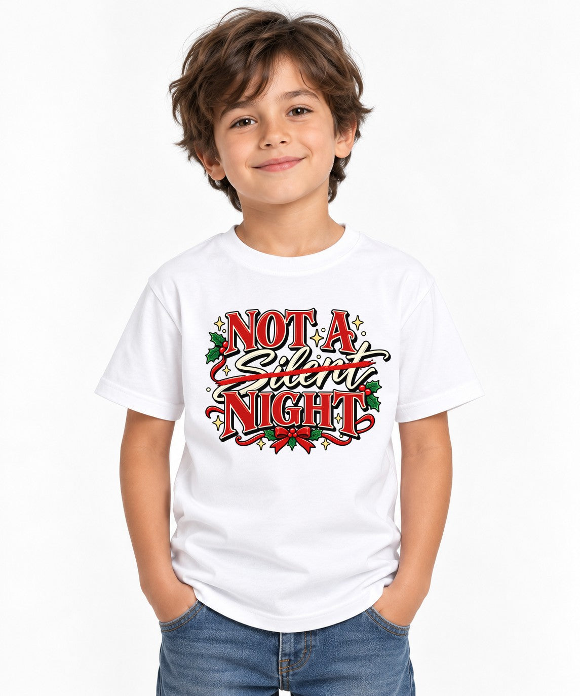 Not A Silent Night - White