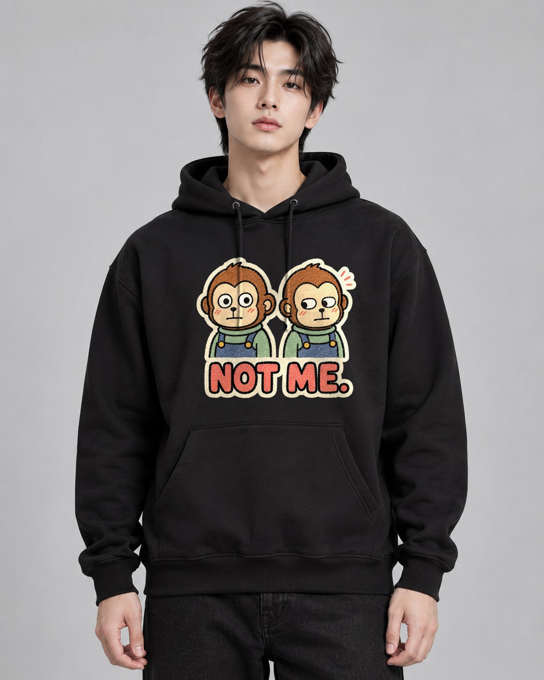 Not Me Monkeys - Black