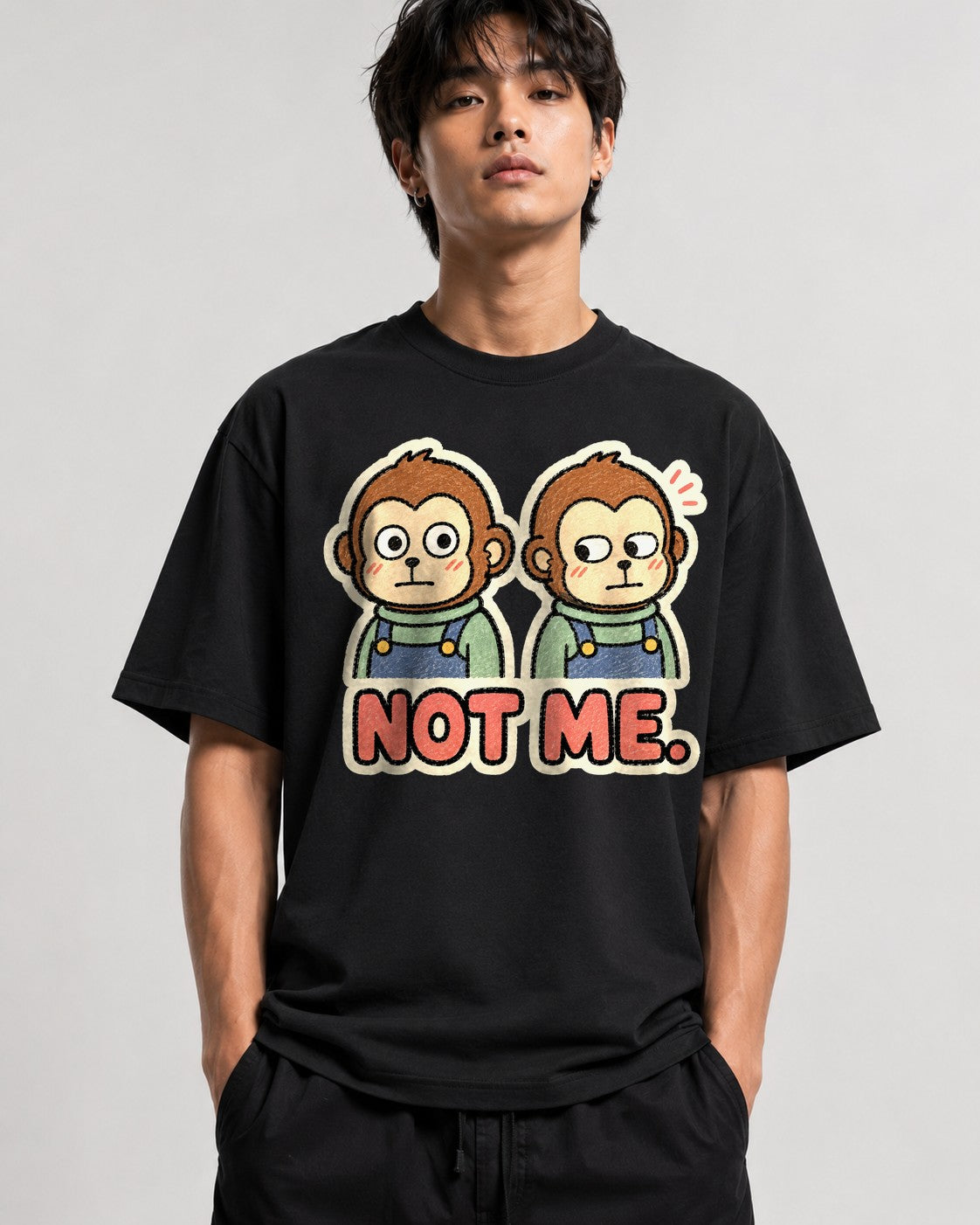 Not Me Monkeys - Black