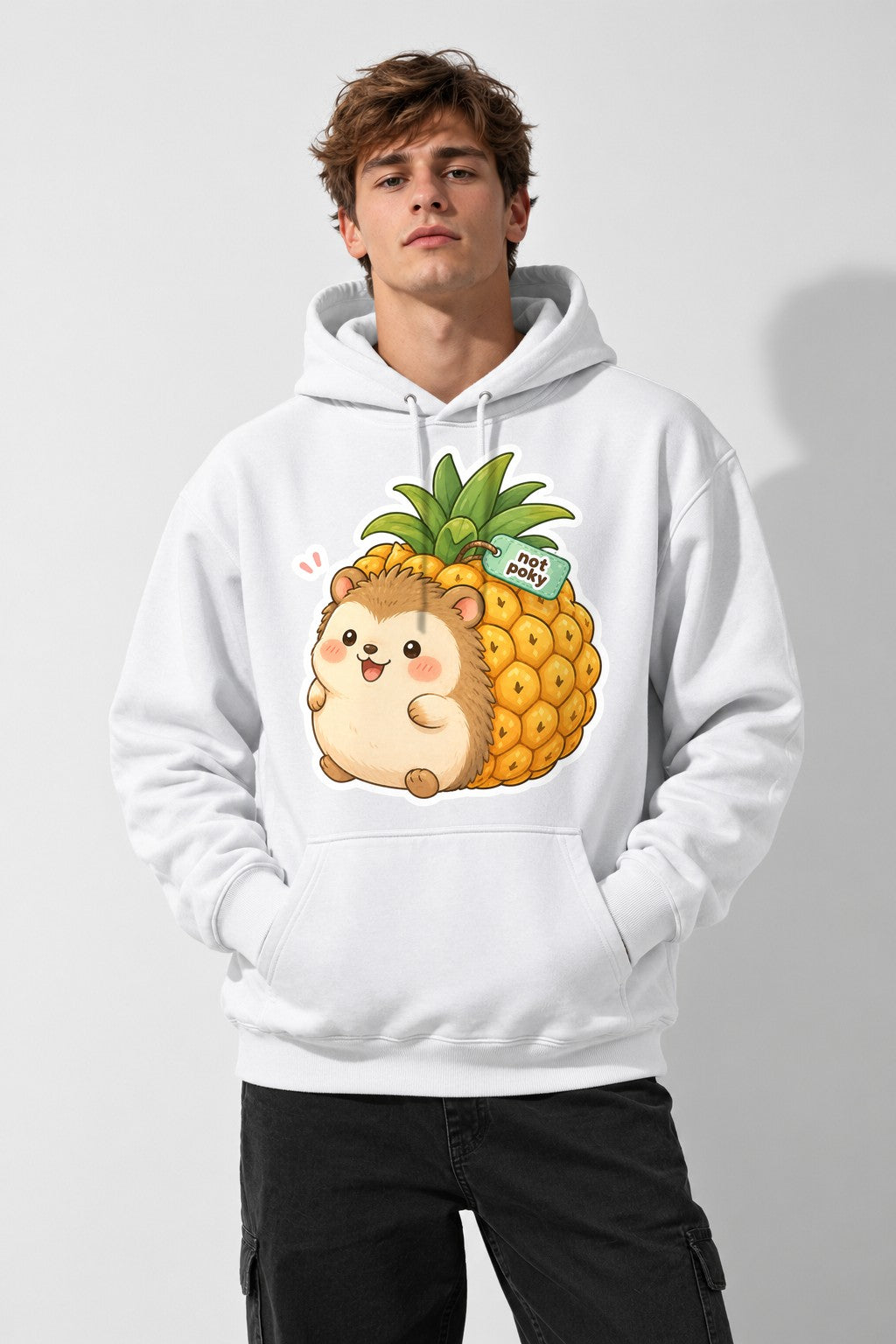 Not Poky Hedgehog - White
