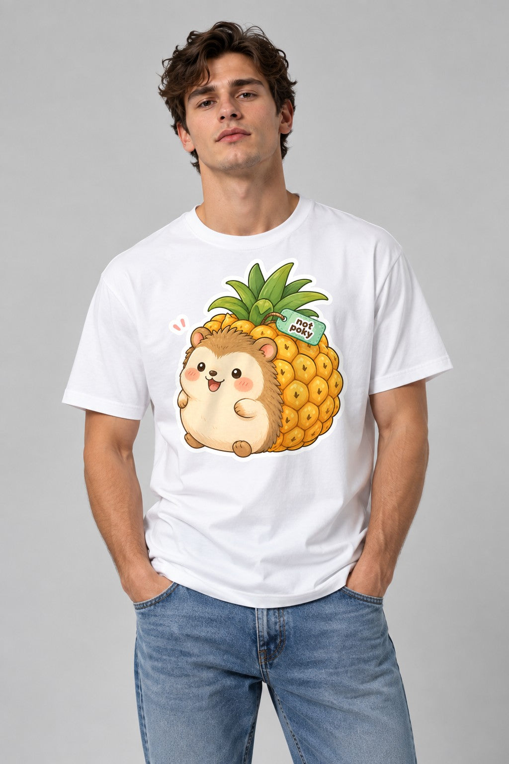 Not Poky Hedgehog - White