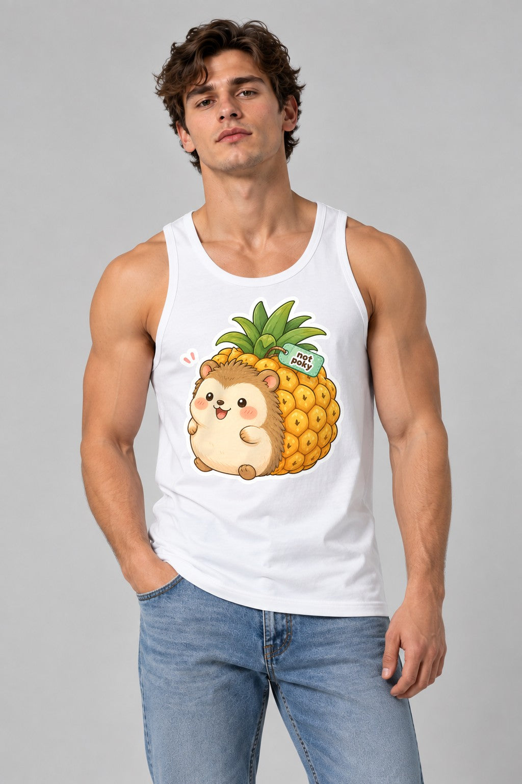 Not Poky Hedgehog - White