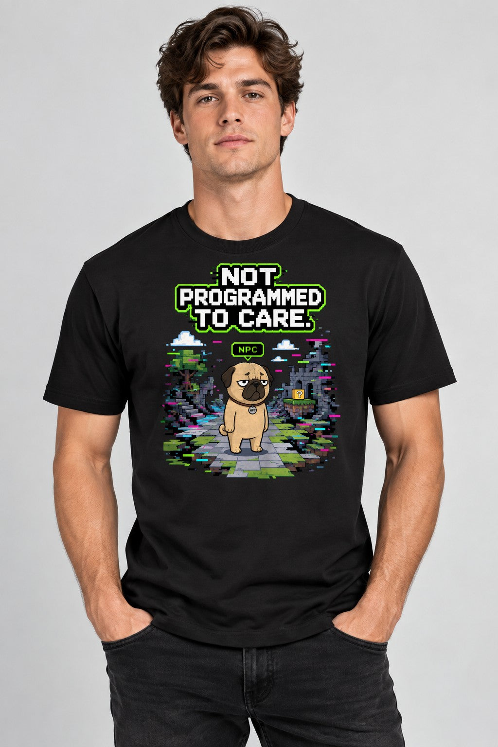 Not Programmed To Care - Black