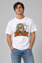 Not Today Tombstone - White