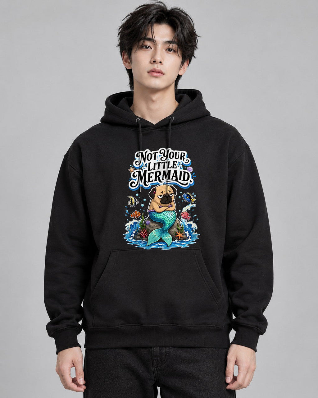 Not Your Little Mermaid - Black