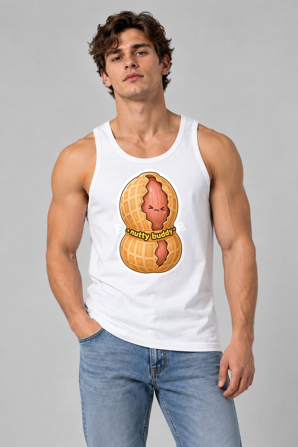 Nutty Buddy Peanut - White