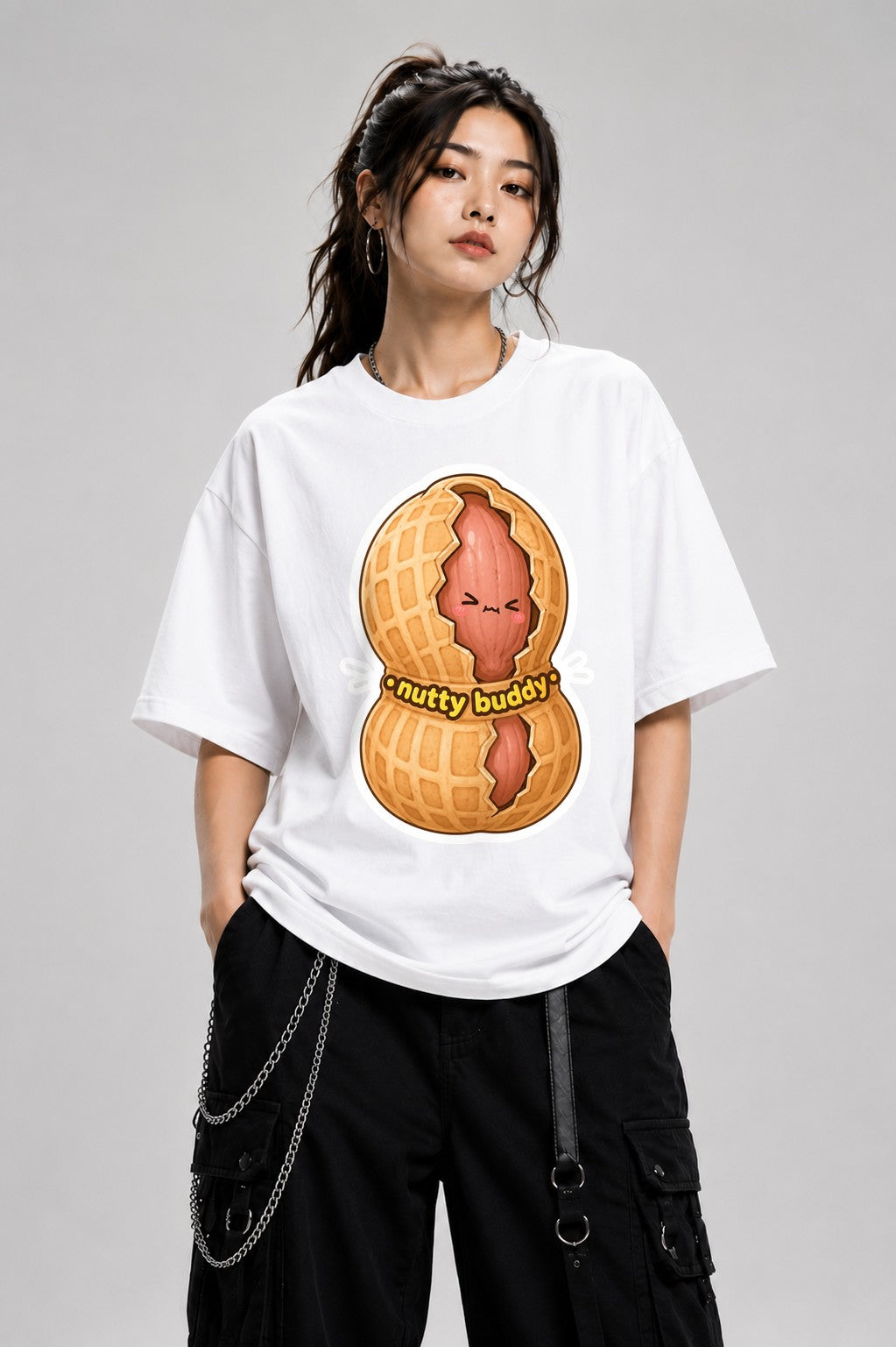 Nutty Buddy Peanut - White