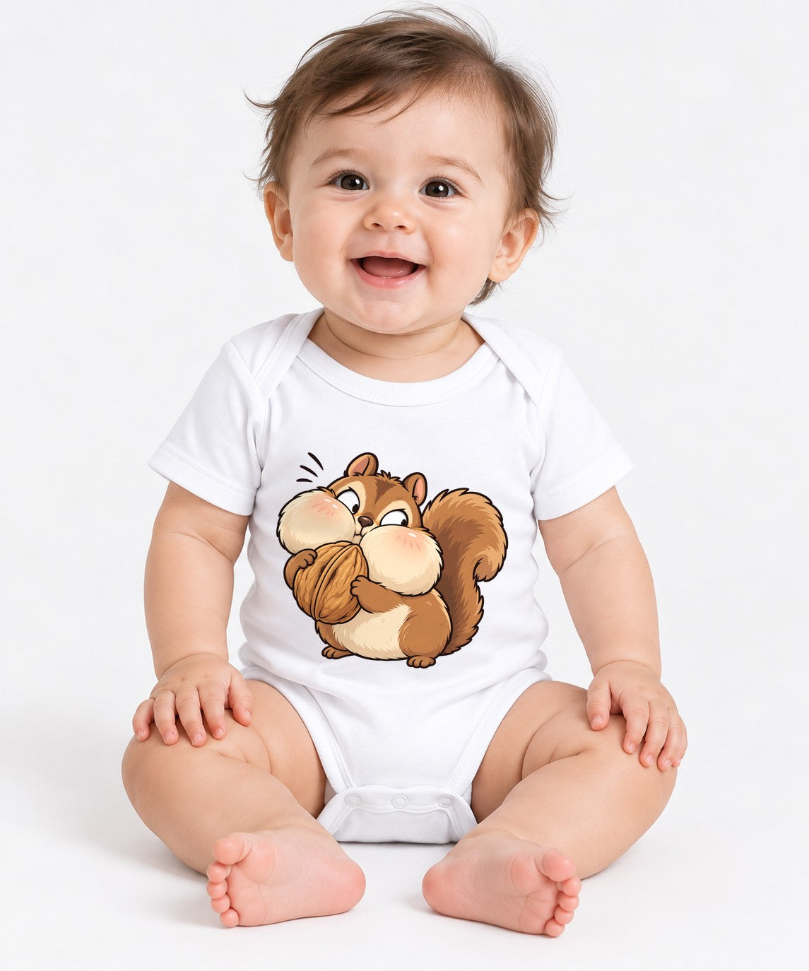 Nutty Squirrel Duo - White