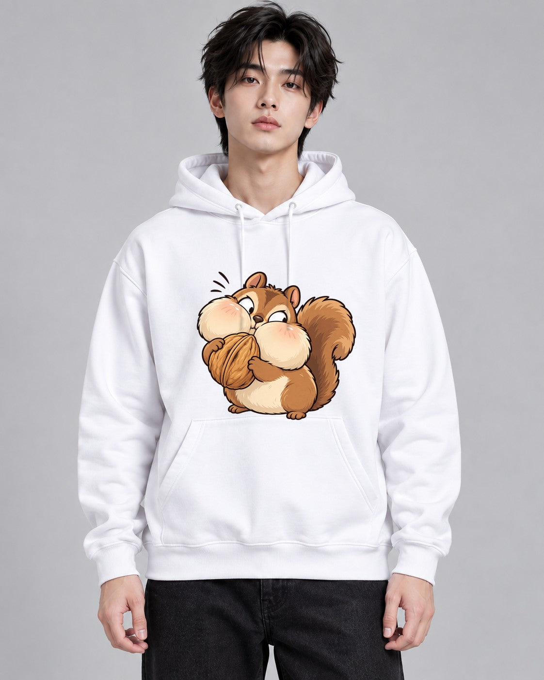 Nutty Squirrel Duo - White