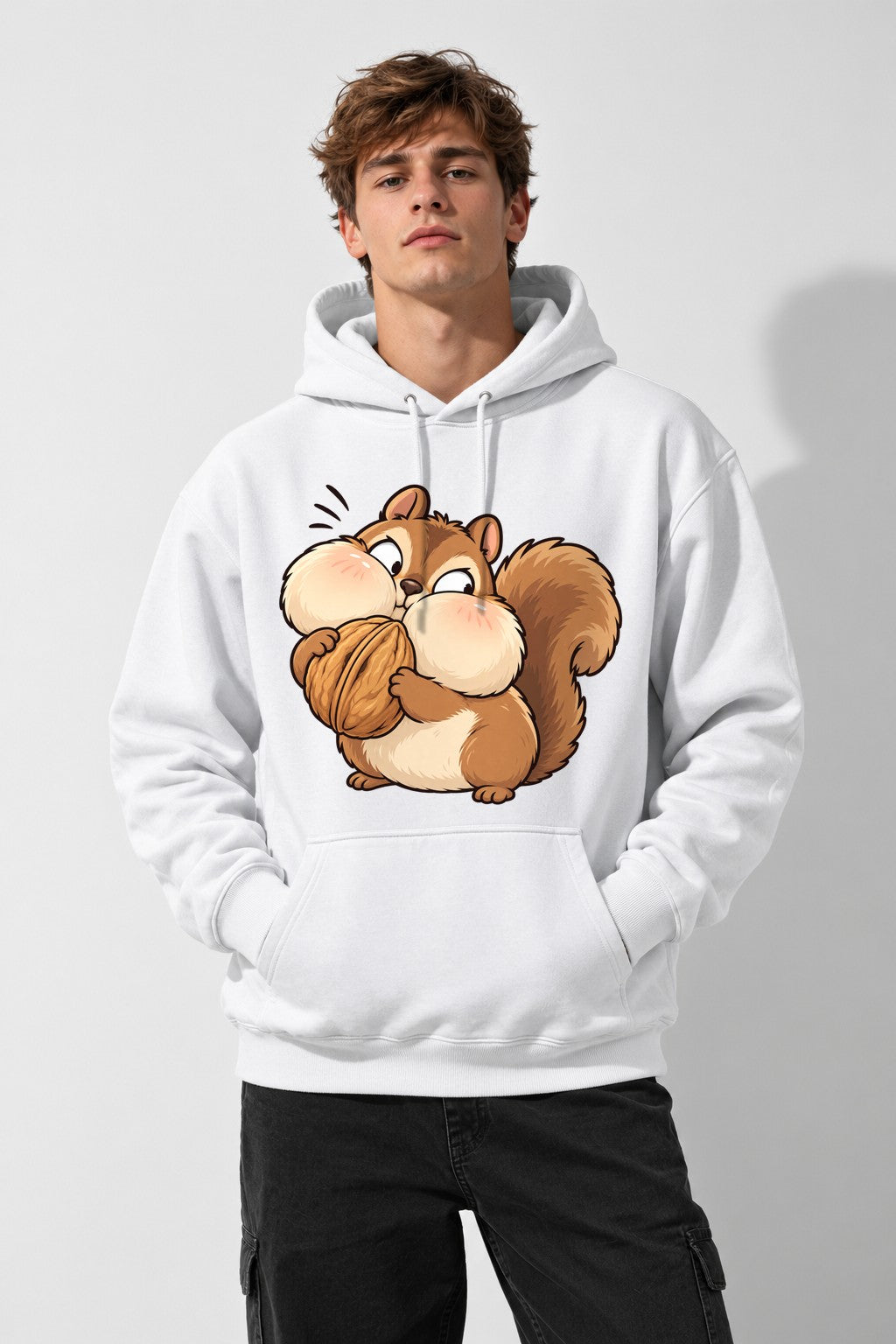 Nutty Squirrel Duo - White