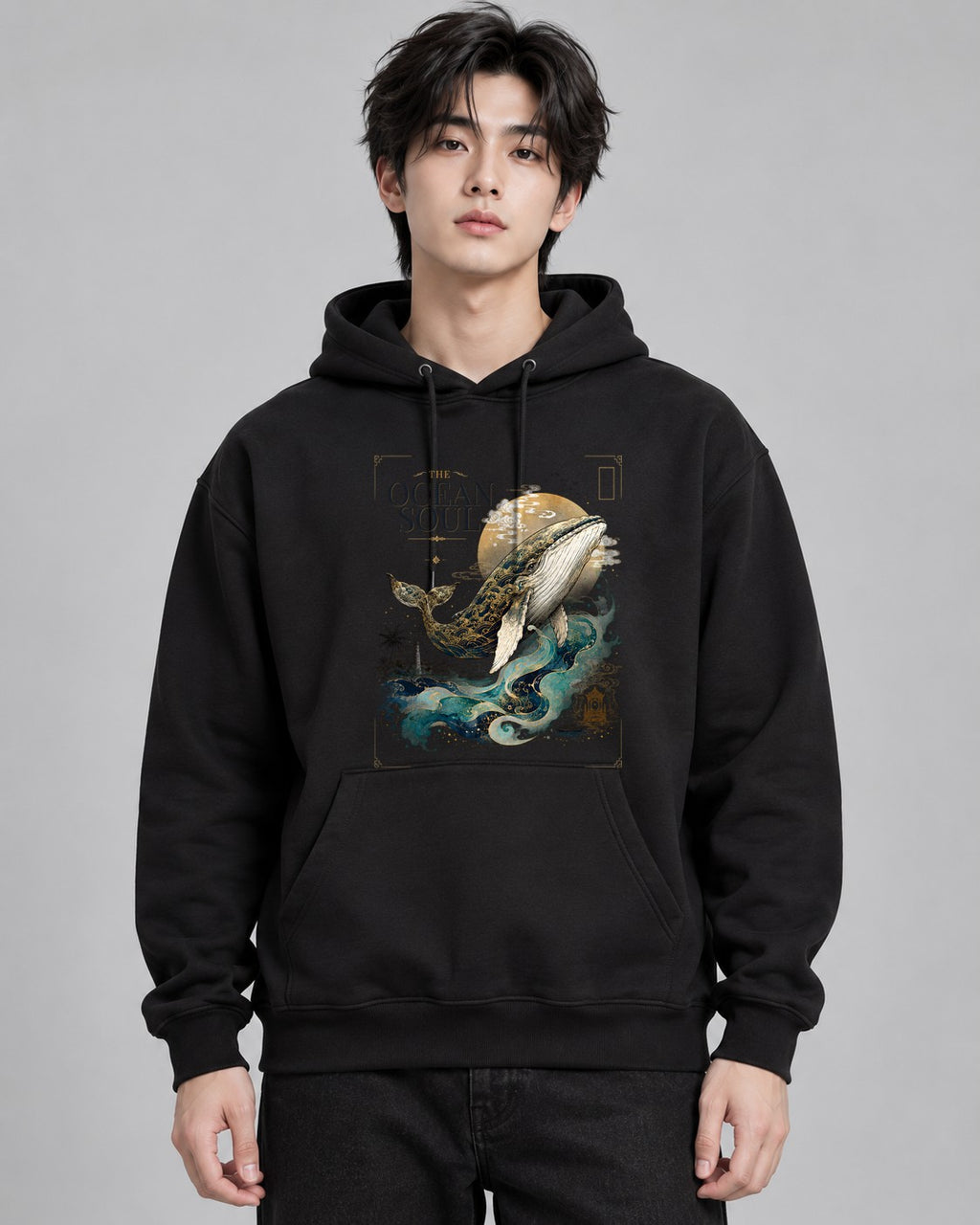 Ocean Whale Legend - Black