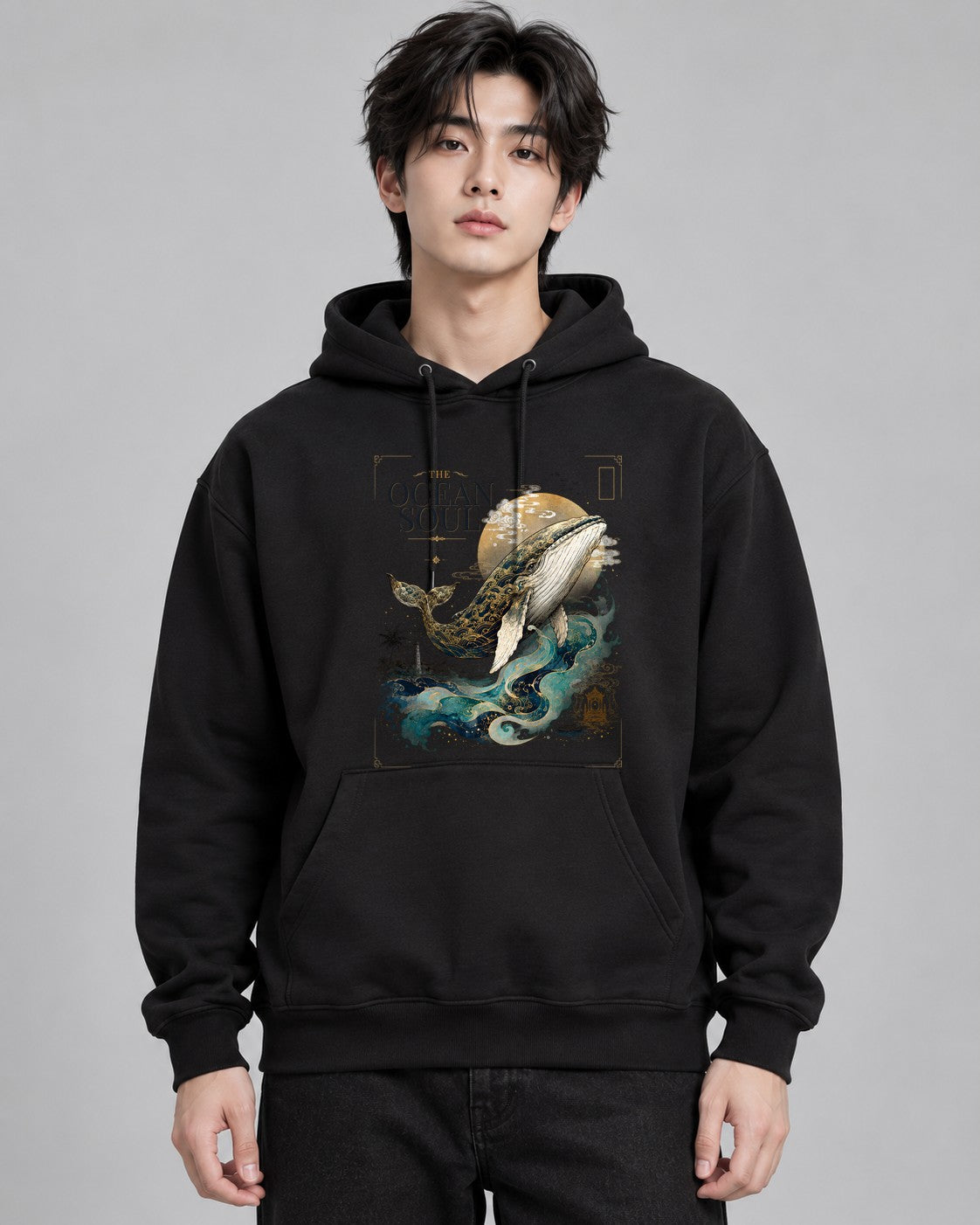 Ocean Whale Legend - Black