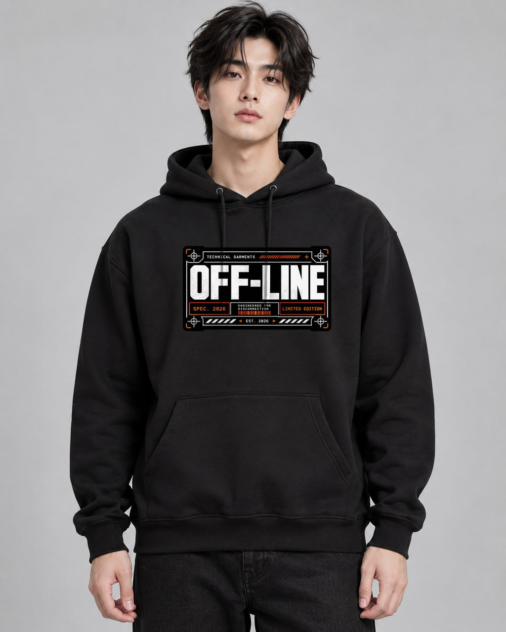 OFF-LINE Cyberpunk Techwear Futurist - Black