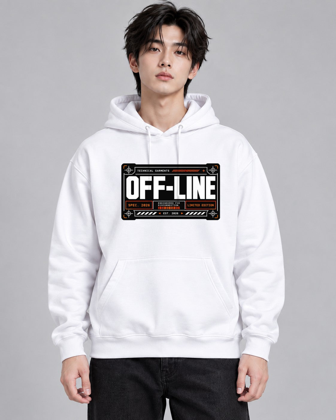 OFF-LINE Cyberpunk Techwear Futurist - White