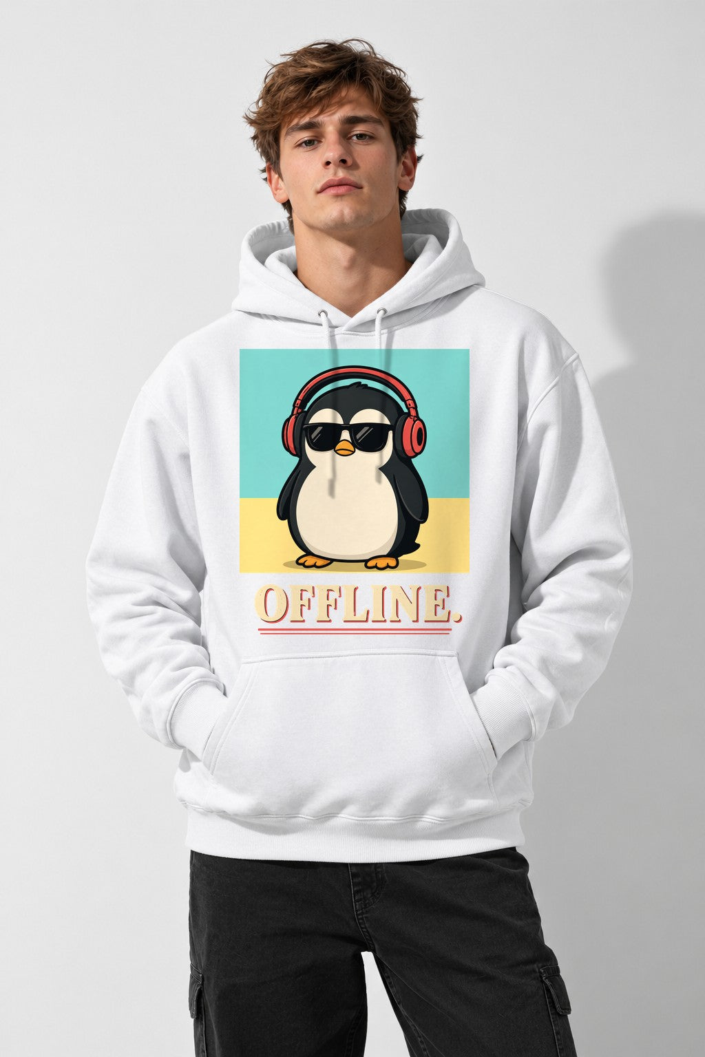 Offline Penguin - White