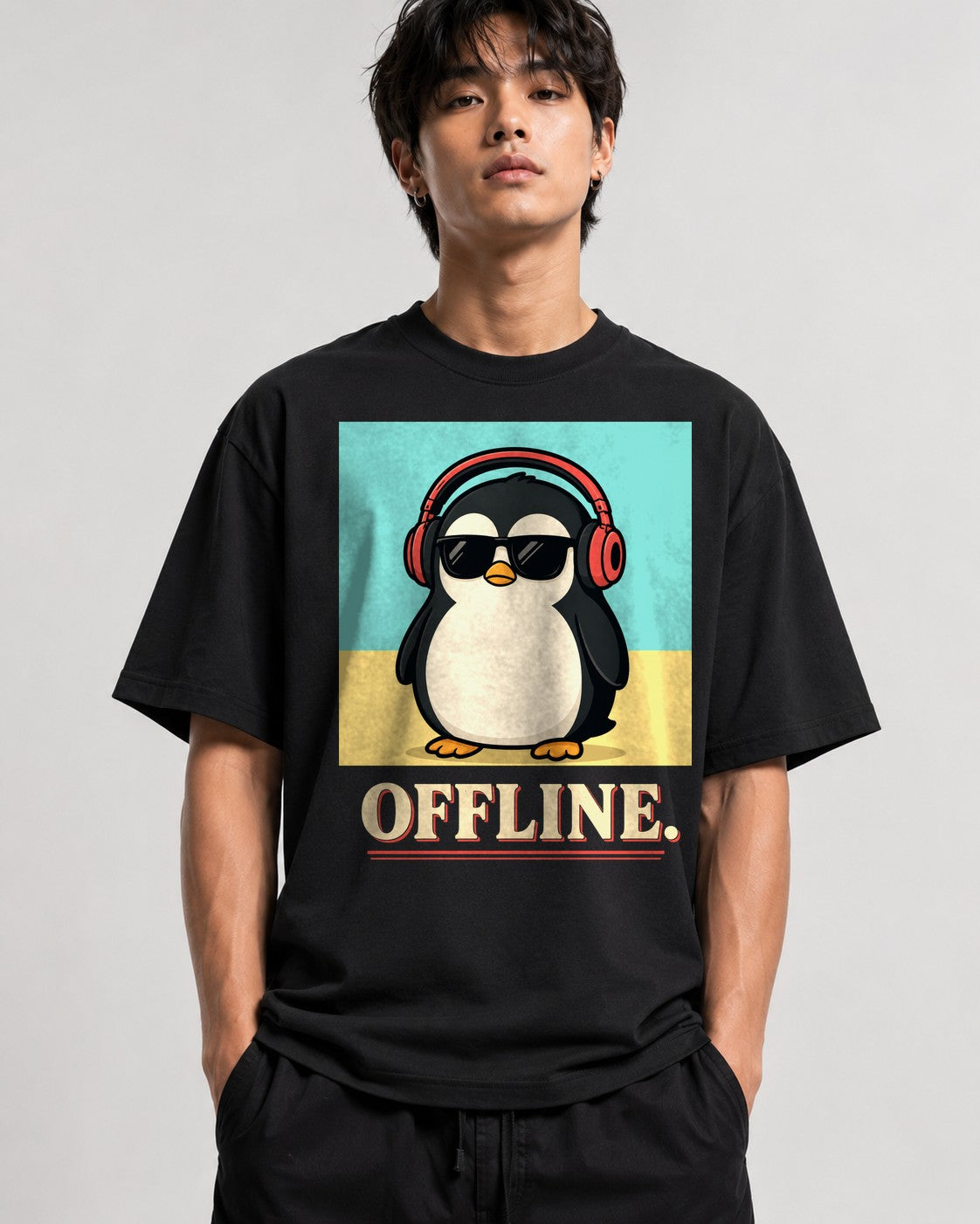 Offline Penguin - Black