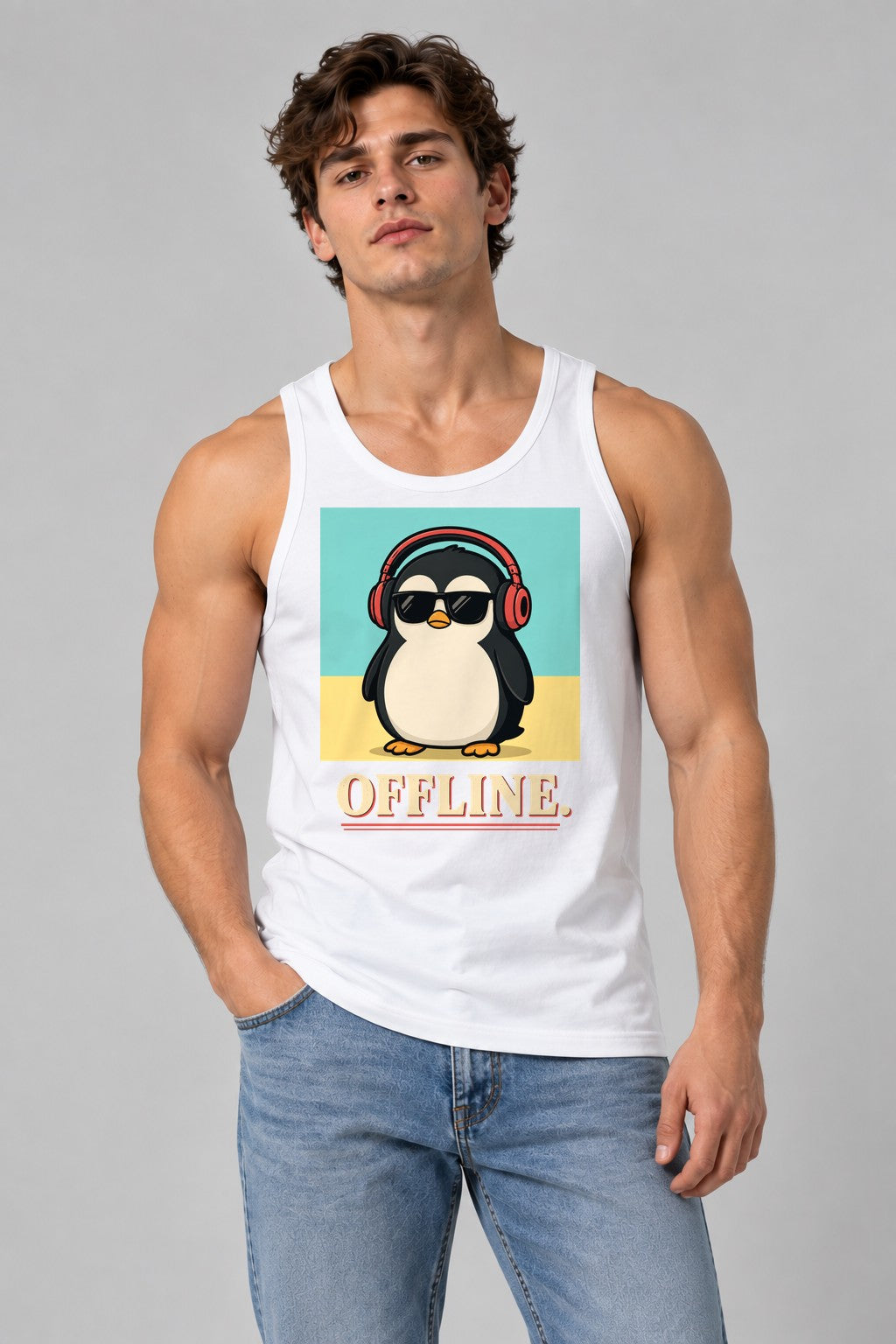 Offline Penguin - White