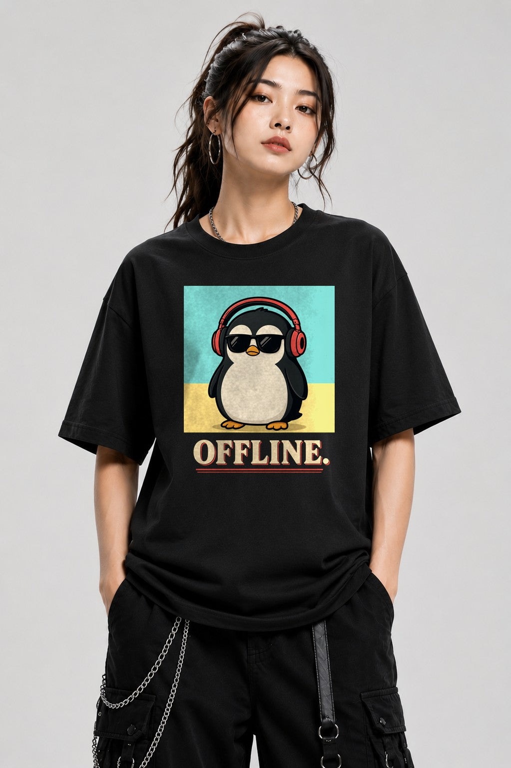 Offline Penguin - Black