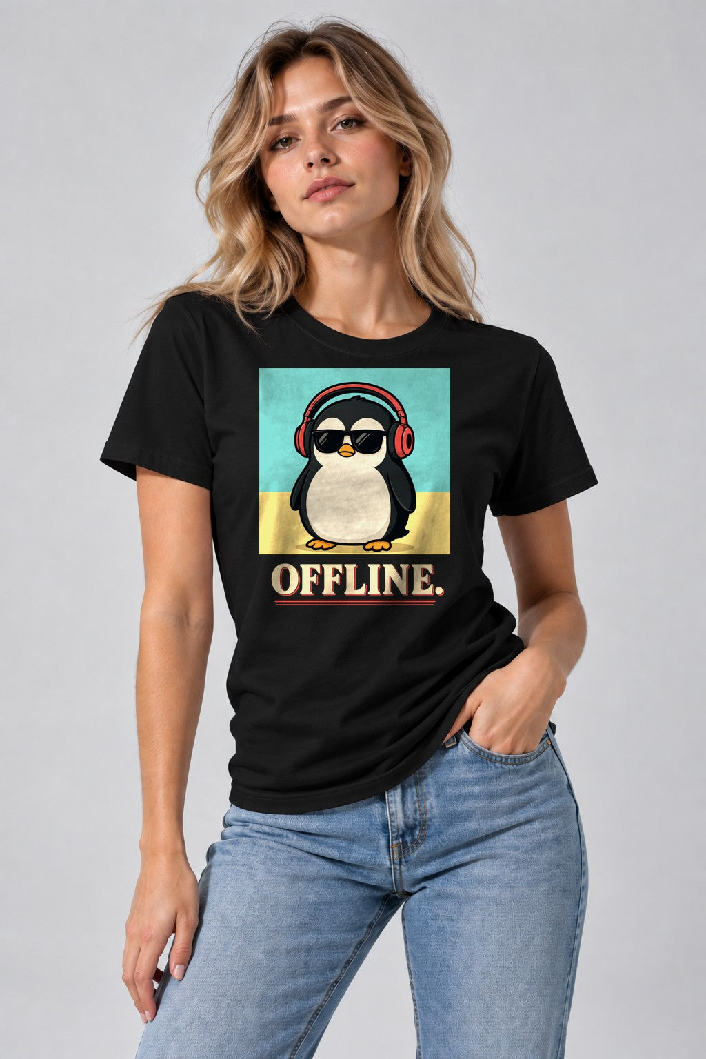 Offline Penguin - Black