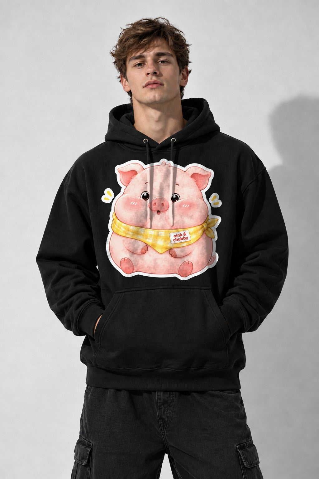 Oink And Chubby Pig - Black