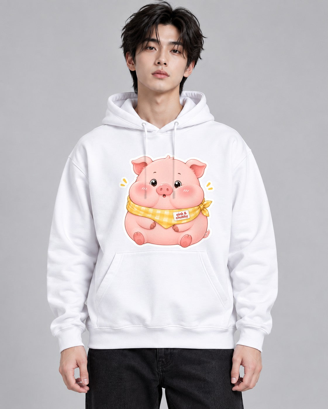 Oink And Chubby Pig - White