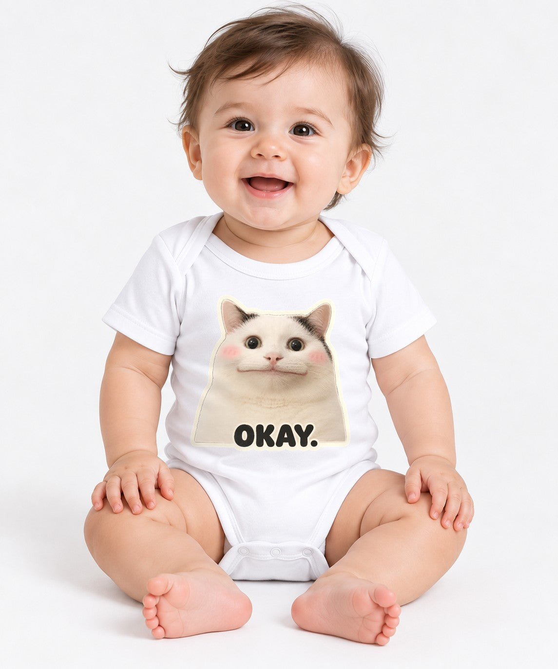 Okay Cat - White