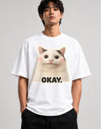 Okay Cat - White