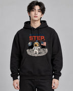 One Small Step Grumpy Pug Astronaut - Black