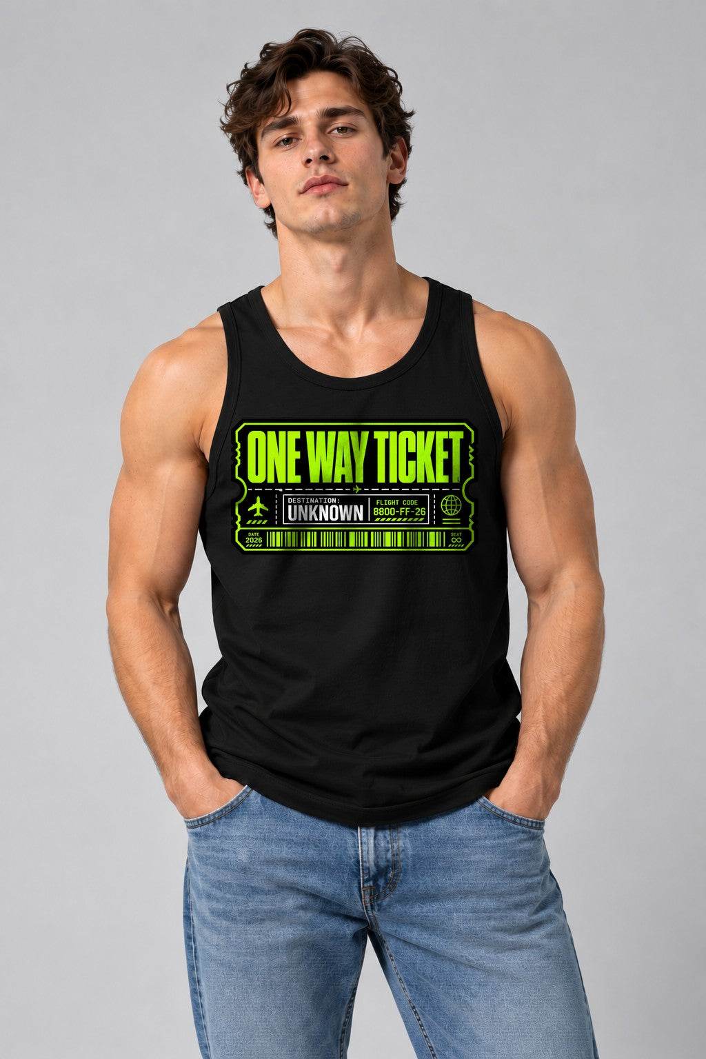 One Way Ticket - Black