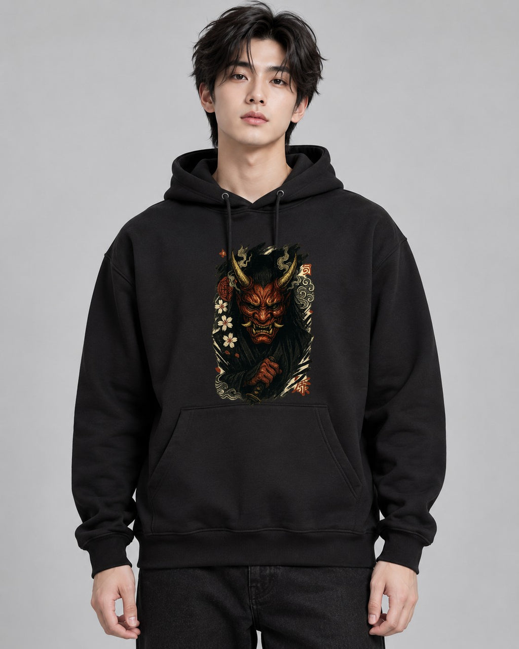 Oni Mask Warrior - Black