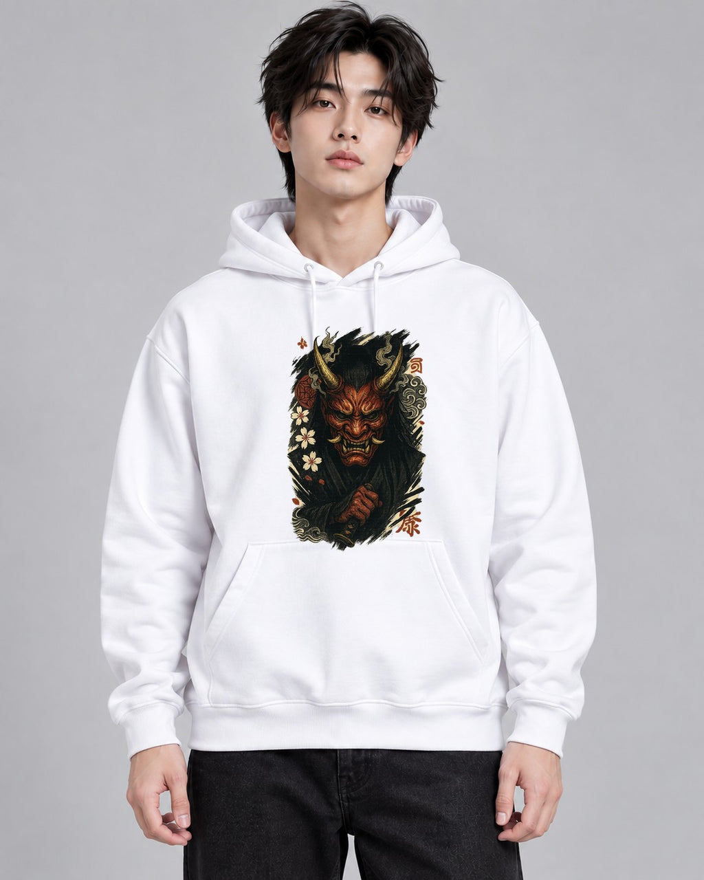Oni Mask Warrior - White