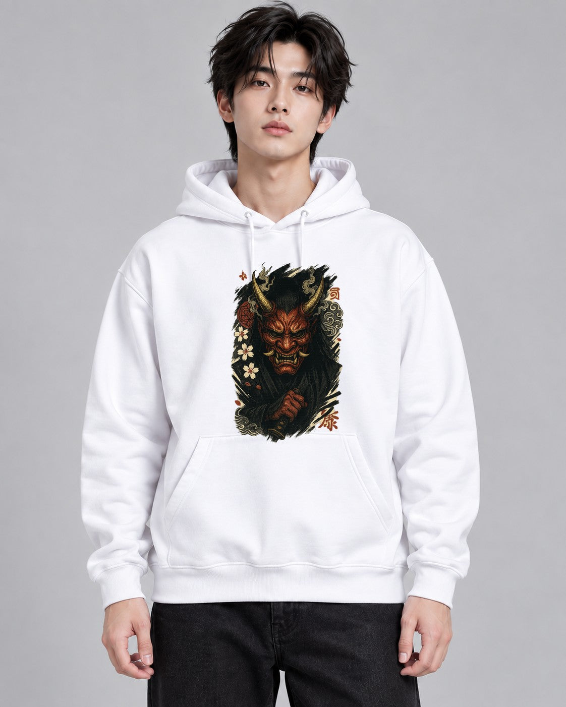 Oni Mask Warrior - White