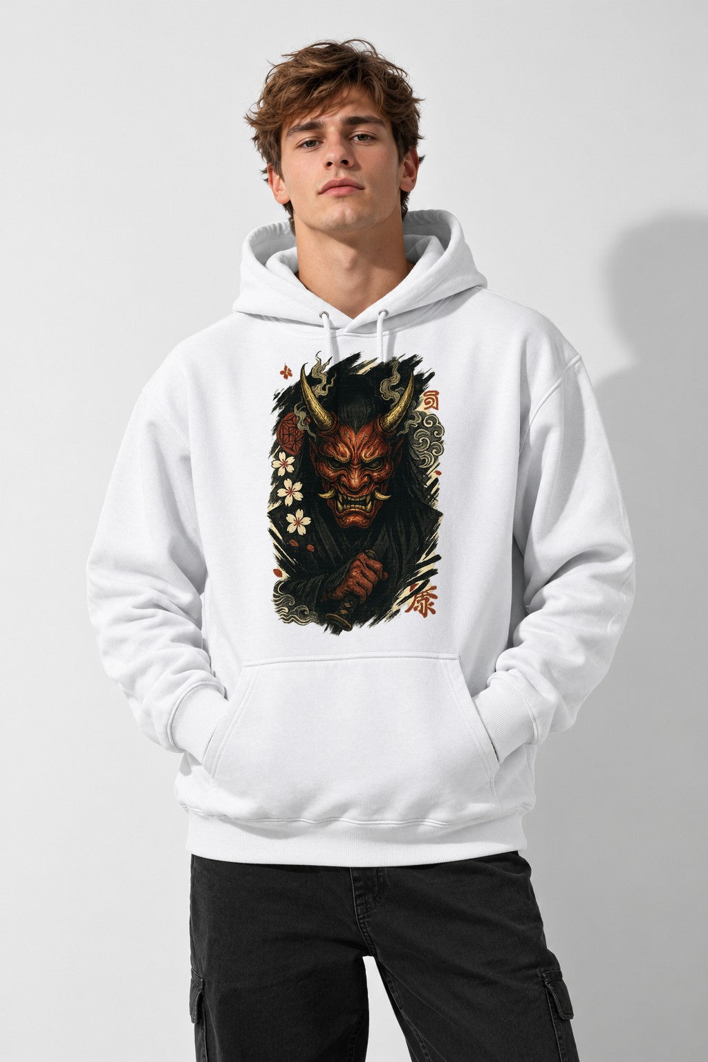 Oni Mask Warrior - White