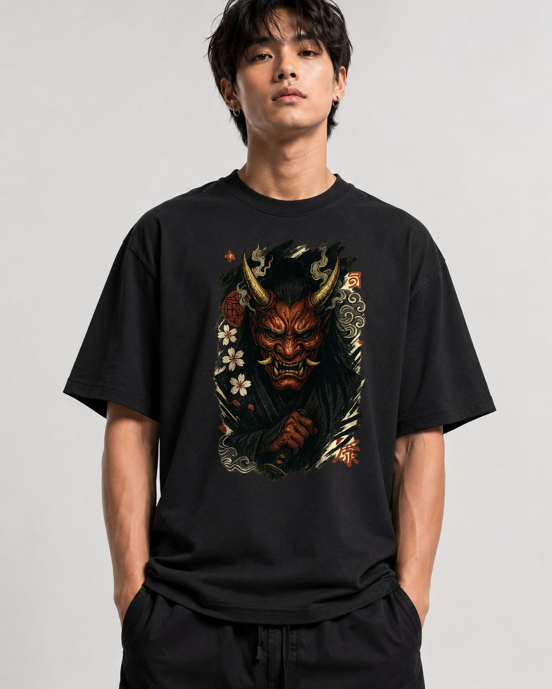 Oni Mask Warrior - Black