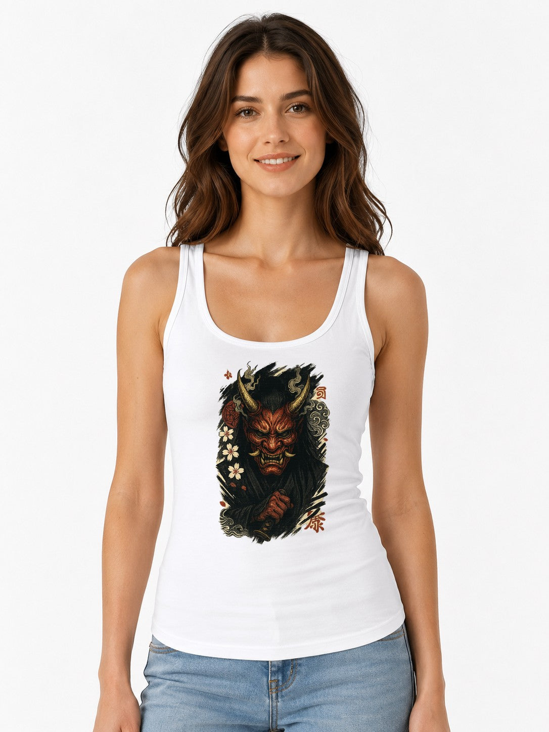 Oni Mask Warrior - White