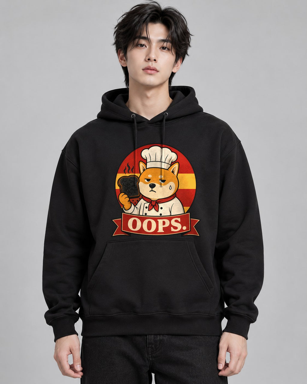 Oops Dog Chef - Black