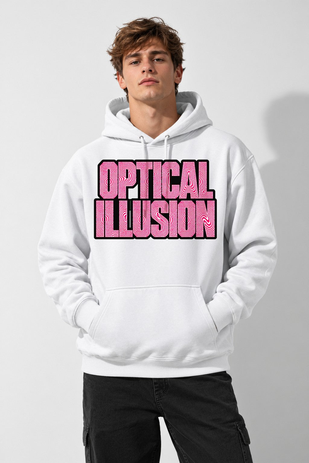 Optical Illusion - White