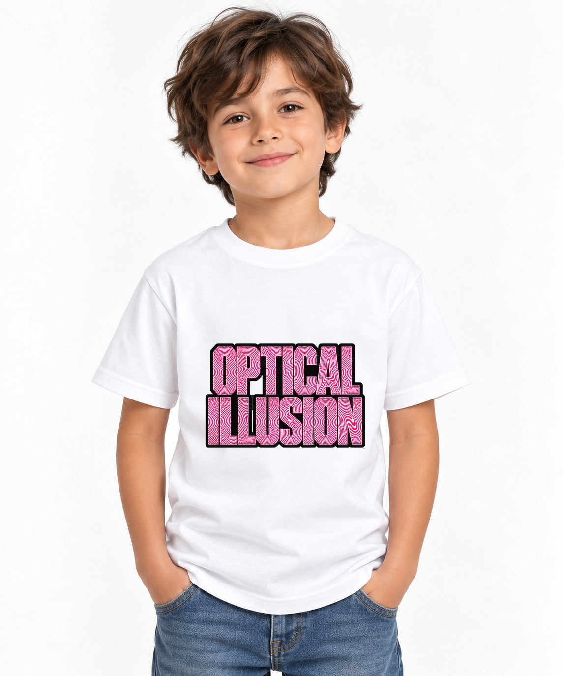 Optical Illusion - White